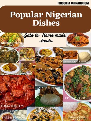 cover image of POPULAR NIGERIAN DISHES